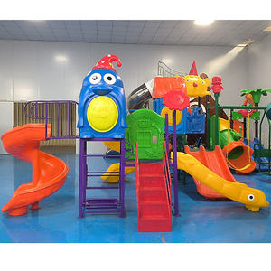 Aire de jeux extérieure pour enfants, équipement de jeux, toboggan en plastique avec cabane, toboggan en spirale, installations ludiques pour jardins, résidences, parcs - Product Image 6