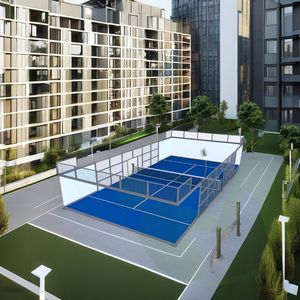 Meilleures ventes <span class=keywords><strong>de</strong></span> <span class=keywords><strong>Padel</strong></span> King Panoramique <span class=keywords><strong>Padel</strong></span> Court avec raquettes et balle gratuites - Product Image 1