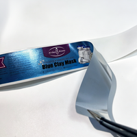 Autocollant transparent givré de haute qualité avec logo personnalisé, autocollant en matériau argenté, autocollant en vinyle imperméable, feuille d'autocollants