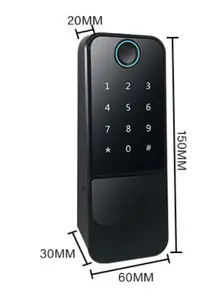 אלחוטי Wifi חיצוני כפול מנעול טביעת אצבע מפתח כספת תיבת NFC מפתח כרטיס ttlock אפליקציית מנעול דלת חכם