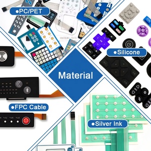 Akıllı elektronik özel PVC PC PET buzlu düğme çıkartmalar ince Film etiketleri basmalı düğme anahtarı Panel işareti membran anahtarı - Product Image 2