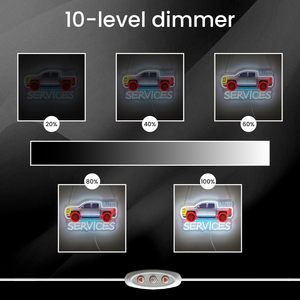 Auto Services Letreros Neon LED indoor hanging ambient light shop <b>sign</b> wall decoration light entrance indicator light Customized - Product Image 3