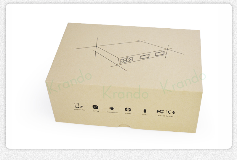 Krando Wireless Carplay Interface Box per Mercedes Benz A W176 GLA W156 NTG 4.0 4.5 5.0 Siri Control Android aggiornamento automatico AI