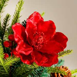 Fiori artificiali addobbi fiori di natale fiori di natale ghirlande ghirlanda <span class=keywords><strong>accessori</strong></span> - Product Image 3