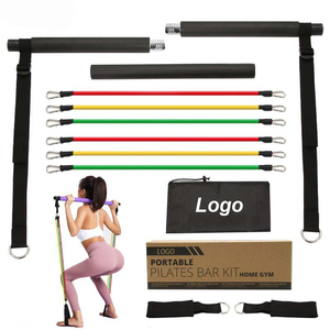 Yetful Bộ 11 Dây tập luyện Ống tonig đa năng có tay cầm ống giãn nở cao su ống tập thể dục - Product Image 6