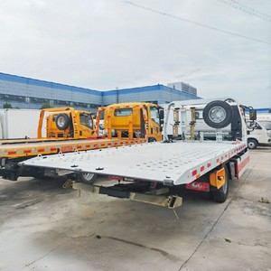 FOTON <b>Flatbed</b> Rollback Tow <b>Truck</b> Euro III Diesel Manual 6-Speed New 5 Ton Road Accident Rescue Wrecker Towing <b>Truck</b> - Product Image 1