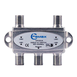 Commutateur <span class=keywords><strong>DiSEqC</strong></span> Satellite 4 entrées 1 sortie pour <span class=keywords><strong>LNB</strong></span> unique 4x1 <span class=keywords><strong>DiSEqC</strong></span> <span class=keywords><strong>Switch</strong></span> 2.0 - Vente Flash - Product Image 1