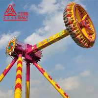 Manèges de parc d'attractions chinois, manège à pendule géant rotatif pour adultes de 24 places à vendre