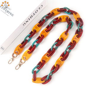 Chaîne de <span class=keywords><strong>téléphone</strong></span> portable en acrylique colorée, polyvalente, <span class=keywords><strong>collier</strong></span> <span class=keywords><strong>bandoulière</strong></span> pour <span class=keywords><strong>téléphone</strong></span>, longue chaîne de sac, sangle d'épaule pour <span class=keywords><strong>téléphone</strong></span> portable 120 cm - Product Image 2