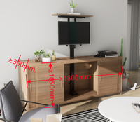 Support de télévision électrique moderne |   Ascenseur TV au design discret |   Hauteur personnalisable pour salon