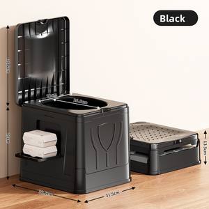 Instalações higiénicas portáteis ao ar livre Recipiente Público Prático WC Móvel Dobrável Móvel Camping WC - Product Image 2