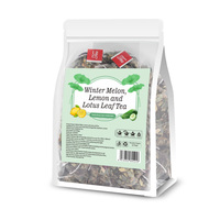 Sachets de thé aux feuilles de citron, de courge et de lotus, 100% pur, haute qualité, 30 unités, faible MOQ, mélanges personnalisés, énergie naturelle et vitalité