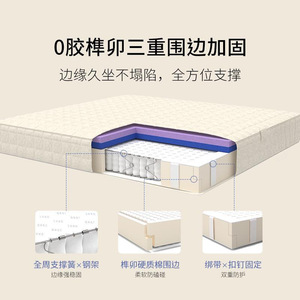 <b>Mattress</b> With Dual Core Memory Foam And Bio Blue Pad 2cm Each Orthopedic <b>Support</b> For Back Care - Product Image 5