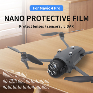 Chống vân tay Ống kính cảm biến bảo vệ phim Nano Lớp phủ ống kính bảo vệ không khí nóng súng thiết lập cho DJI Mavic 4 Pro Drone phụ kiện - Product Image 2