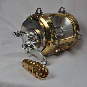 Carrete de pesca de agua salada de 2 velocidades de Metal completo, arrastre de barco de mar, 25-50kg, Jigging - Product Image 4