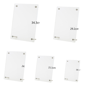 Clear Acrylic Customized Wall Mounted Certificate <strong>Display</strong> Clear Acrylic <strong>Frame</strong> Photo Assorted Modern <strong>Frames</strong> - Product Image 1