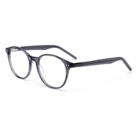 Montures de lunettes rondes en acétate unisexes WFD-MF1040 en gros pour tous les visages avec des lunettes de printemps