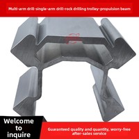 Accessoires pour foreuse hydraulique de roche : Plaque supérieure de poutre de poussée en alliage d'aluminium, Garde de foreuse avant, Foreuse multi-bras