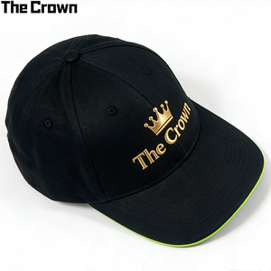 Gorra de Béisbol de 6 Paneles con Logotipo Personalizado, Venta al Por Mayor, Ribete en Contraste, Bordado Metálico 3D, Visera Curva, Fabricante - Product Image 2