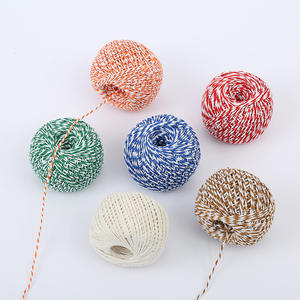 1.5mm couleur mélangé coton fil coton corde bricolage étiquette corde multi-brins fil de liaison en gros - Product Image 2