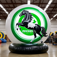 Cheval géant gonflable | Modèle animal personnalisé avec base pour fête extérieure, décoration d'événement, publicité et exposition