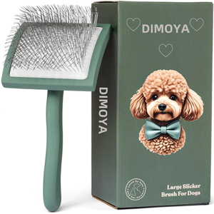Spazzola per cani personalizzata per cani a pelo lungo barboncini dorati Doodles spazzola per cani di grandi dimensioni spazzola per animali domestici e Deshedding - Product Image 1