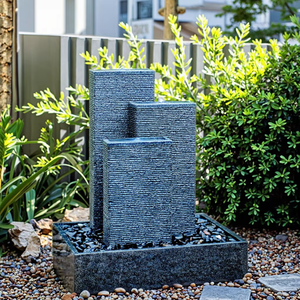 <span class=keywords><strong>Pietra</strong></span> di granito naturale <span class=keywords><strong>giardino</strong></span> muro di acqua fontana interna/esterna per balcone cortile o corte - Product Image 1