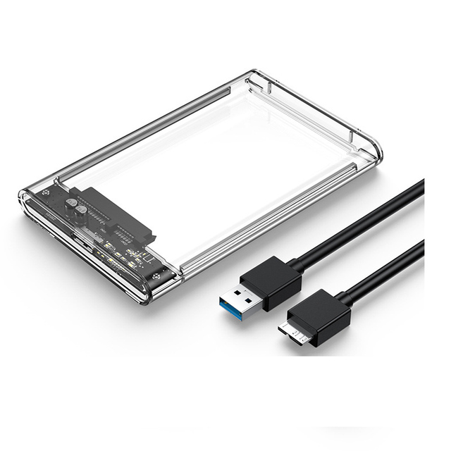 Factory Price Hdd Enclosure Usb 3.0 2.5 Inch External Hard Drive Disk case Box Enclosure Casing for 7mm-9.5mm SATA HDD SSD