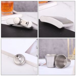 Juego de Regalo de Petaca de Metal Negra Personalizada de 8 Onzas, Colores Personalizados, Directo de Fábrica - Product Image 4