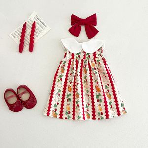 Abito Estivo 2026 per Bambine e Neonate, <span class=keywords><strong>Vestito</strong></span> Principessa con Volant e Ricamo a <span class=keywords><strong>Coniglio</strong></span>, Senza Maniche - Product Image 4