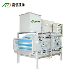 Sludge Dewatering Belt Filter Press Machine Rotary Drum Thickening Belt Filter Press For Industry