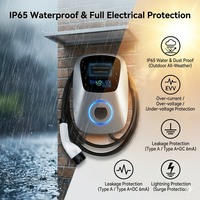 Cargador de Pared Inteligente SHUOLEX OCPP 1.6J para Vehículos Eléctricos con Control de Balance de Carga, Estación de Carga para Oficinas y Flotas, 22kW 32A