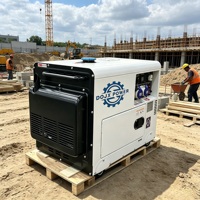 Generador Diésel Súper Silencioso de 10KVA 12KVA, Generador Eléctrico Diésel Insonorizado Pequeño de 8KVA 5KVA, Refrigerado por Aire, Precio de Fábrica ecoflow