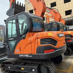 Miniexcavadora Usada de Alto Rendimiento Doosan DX75E-9C con Motor Yanmar Original, Gran Fuerza de Excavación, Excavadora de Segunda Mano Lista para Trabajar - Product Image 2