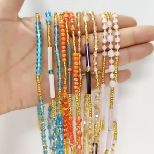 Cinto de Cintura Sexy de Algodão com Contas Retangulares de Cristal <span class=keywords><strong>2026</strong></span>, 50 polegadas, Atacado, Venda Direta do Fabricante - Product Image 5