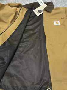 جاكيت كلاسيكي من قماش البضائع السميك والوزن الثقيل بحجم الولايات المتحدة والربيع والخريف مع بطانة شبكية - Product Image 5