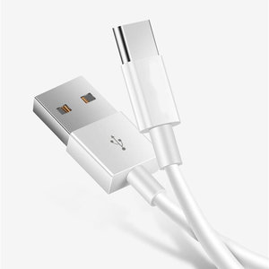 Cable de Datos de Carga Rápida USB Tipo-C 3A Real, en Existencia, para Uso en Computadoras, Blanco y Negro, Longitud de 1M/2M/3M - Product Image 3