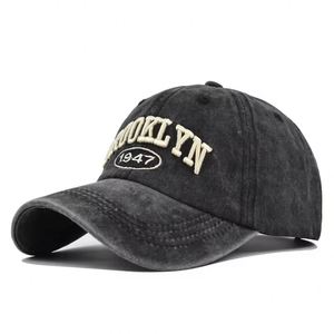 High Quality Vintage 6-Panel Baseball Cap for <b>Men</b> Women Curved Adjustable Dad <b>Hat</b> Embroidered Letter Logo Sporty Style for - Product Image 5