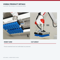 Robot logistique modulaire de palettisation de 50 kg avec pince à vide pour la manutention de cartons sur convoyeur et le chargement de palettes en entrepôt