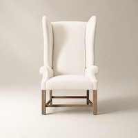 Fauteuil d'angle moderne de luxe en chêne rembourré, chaise de salle à manger design pour salles à manger et mobilier de maison