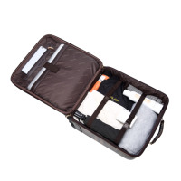 Bagage à roulettes de voyage de luxe pour femmes Valises ouvertes à l'avant uniques Bagages à main légers Style moderne-Commerce de gros