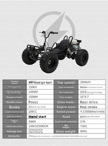 Karting tout-terrain pour adultes, moteur essence 168cc, grandes roues, buggy de <span class=keywords><strong>plage</strong></span>, vente directe usine - Product Image 6
