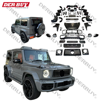Pour Jimny 3 portes 5 portes accessoires lifting à G63 AMG G Wagon Kits de carrosserie modifiés tout-terrain pour Jimny JB74/64 pièces de voiture