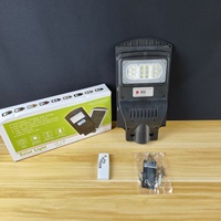 Lámpara Solar de Calle de Alta Luminosidad de 100W y 16 LED IP65 ABS con Sensor de Radar para Jardín, Patio, Carretera e Iluminación Exterior