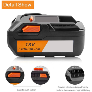 Paquete de baterías de litio Victpower 18V-3.0Ah/4.0Ah/5.0Ah/6.0Ah para herramientas eléctricas RID-GID con indicador de nivel de carga. - Product Image 3