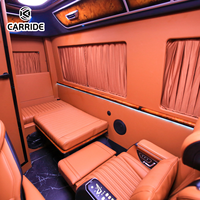 CARRIDE Sprinter Conversion, Furgoneta Ejecutiva VIP Mercedes-Benz Personalizada de Lujo con Separación de Espacios, Techo Alto con TV y Techo de Cielo Estrellado