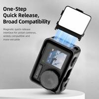 Lampe LED magnétique portable ML-M02 pour caméra vidéo, compatible avec DJI Osmo Action 5 Pro / Action 4 / 3