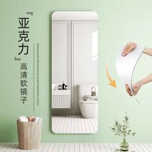 <b>Acrylic</b> Wall <b>Mirror</b> 4.0 Mm Thickness Rectangular Frameless Lightweight Home Use Minimalist Design Self Adhesive Full Length - Product Image 3