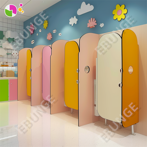 12Mm HPL Bề Mặt Rắn Nhà Vệ Sinh Tủ Phân Vùng Nhỏ Gọn Thiết Kế Hiện Đại Phòng Tắm Cửa Nhà Vệ Sinh Bệnh Viện Công Trường - Product Image 2