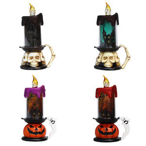 Festival dekorative Licht Kürbis Schädel Kerzen Lampe LED Ghost Hand Kerze Lampe Ghost Halloween Dekoration Prop - Product Image 3